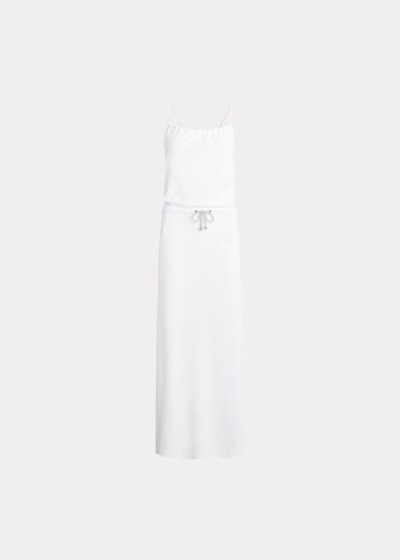 Maxi Vestidos Polo Ralph Lauren Mujer Blancos - Terry - YDKJP4619